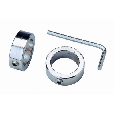 Bague acier chromée avec clef - CARE