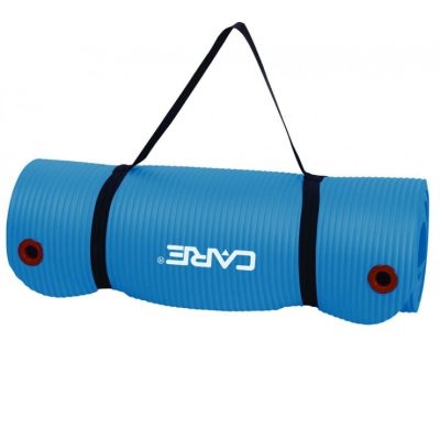 Natte de gym roulée avec œillets  - 183*61*1.5 cm – CARE
