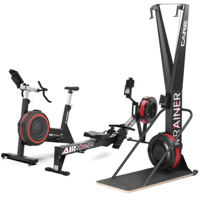 Pack Gamme AERO Premium - CARE - Rameur, Vélo & Ski Trainer à air